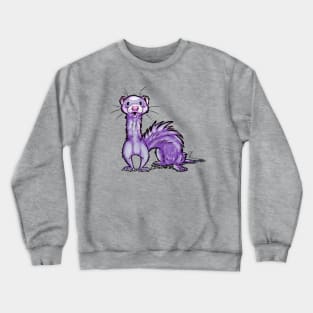 Ferret - White & Gray Fur Crewneck Sweatshirt